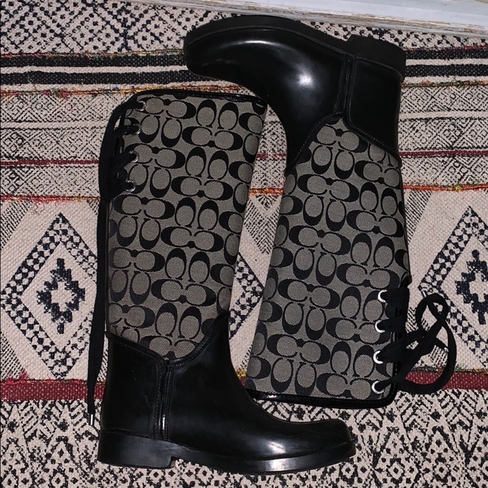 Tristee Waterproof Coach Rain boots